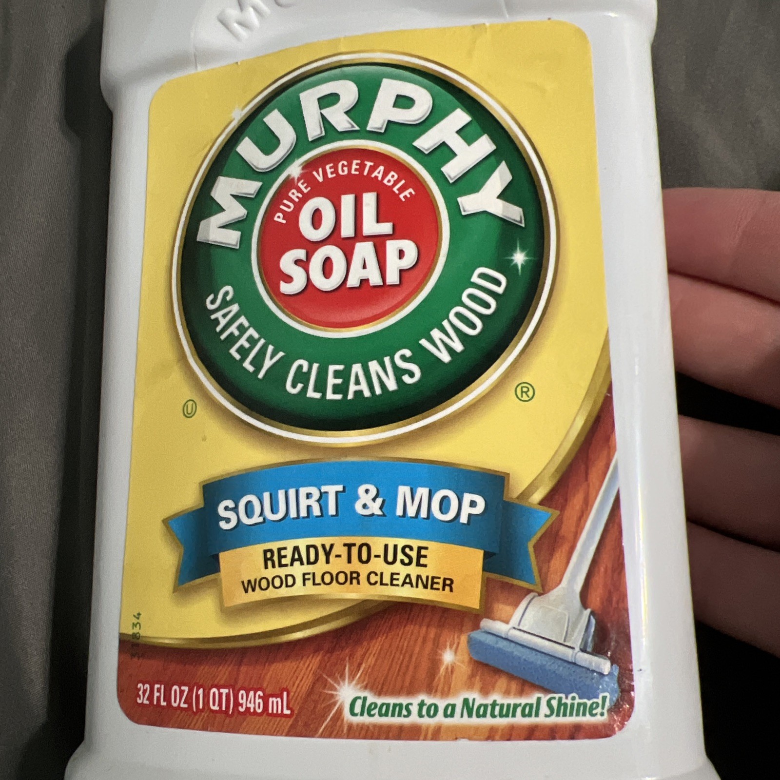 Murphy’s Oil Soap Squirt and Mop Wood Floor Cleaner – 32 Fluid Ounce