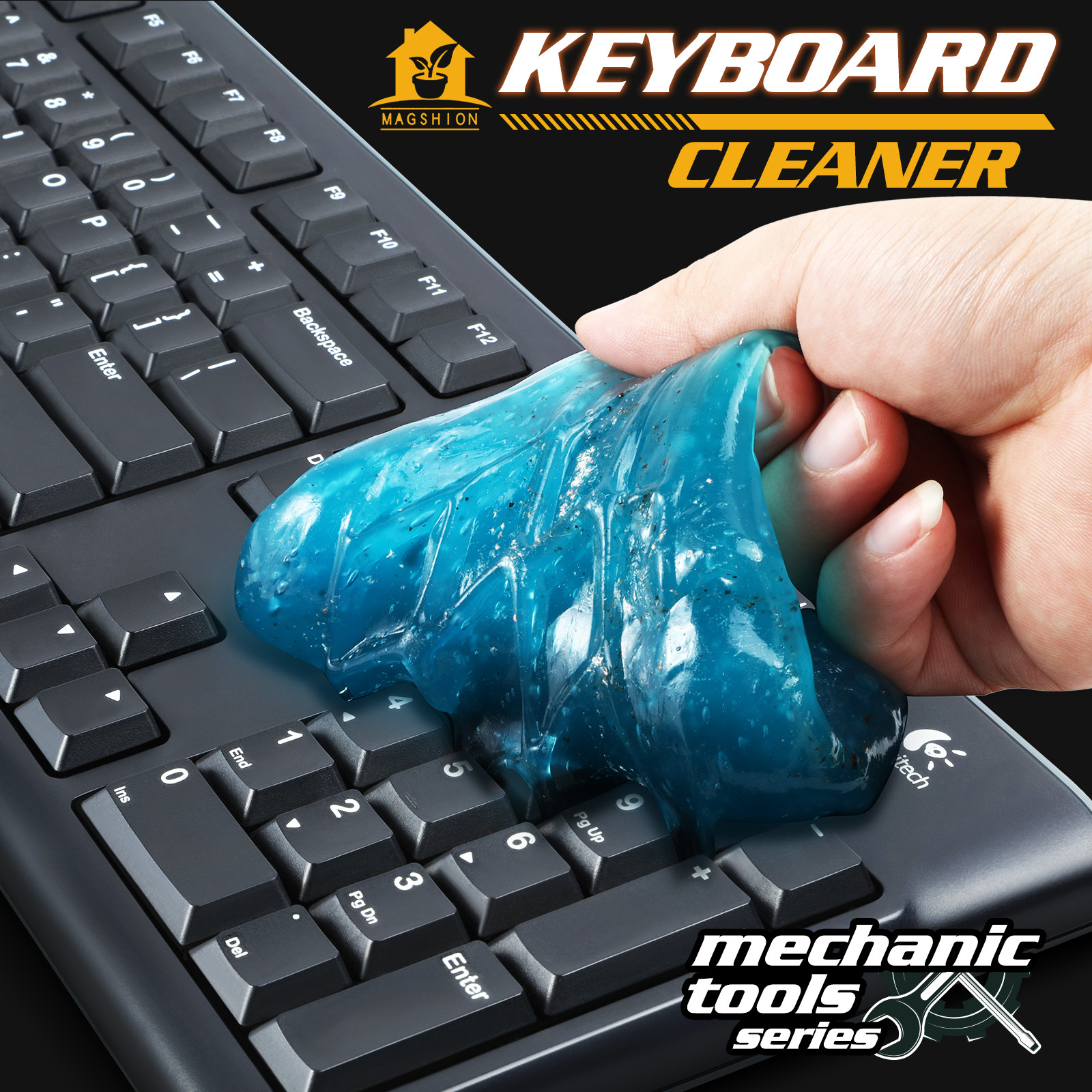 3 Piece Cleaning Gel Jelly Multi Purpose Remove Dust Sticky Keyboard Laptop Car