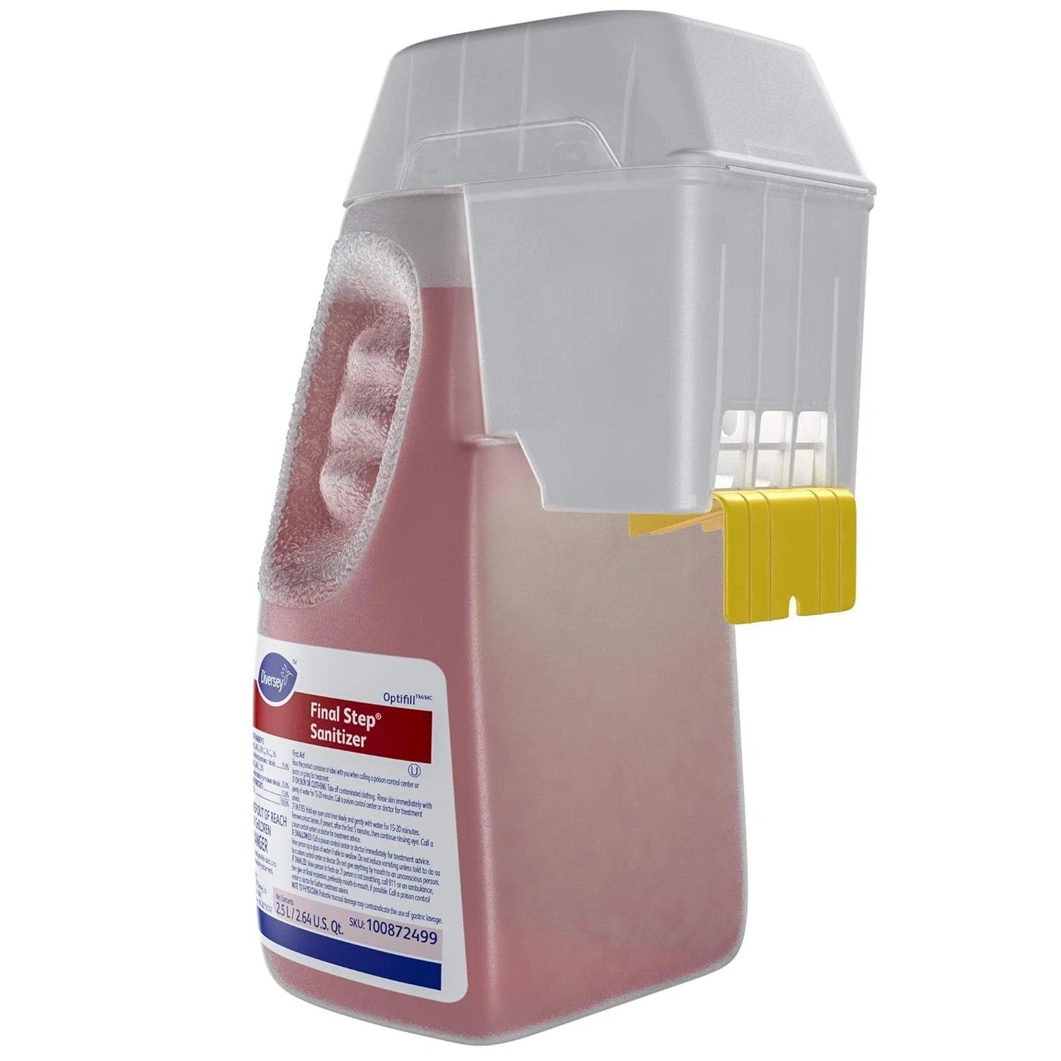 Diversey 101105267 Final Step Sanitizer, No Rinse Food Contact Sanitizer for Dis