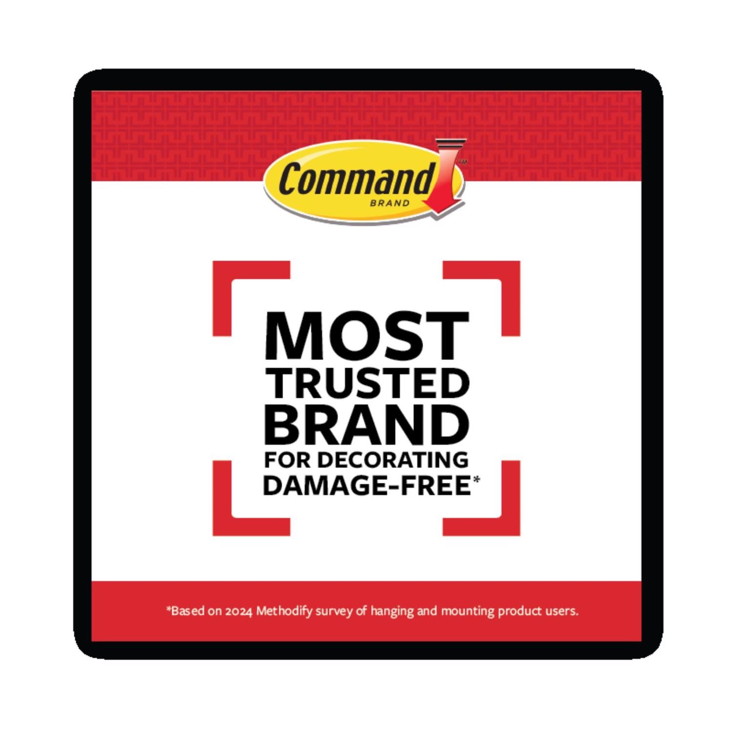 3M Command Medium Foam Refill Strips 2.75 in. L 12 pk