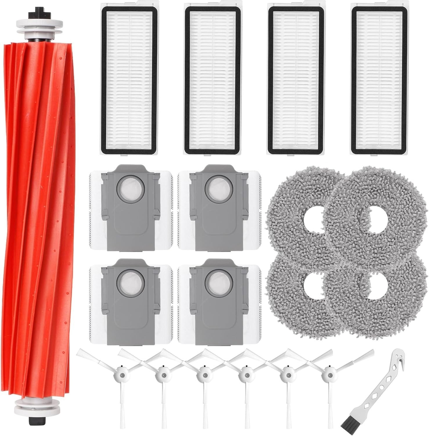 Accessories Kit for Roborock Qrevo S/Qrevo Pro/Qrevo Plus/Qrevo Maxv Robot Vacuu