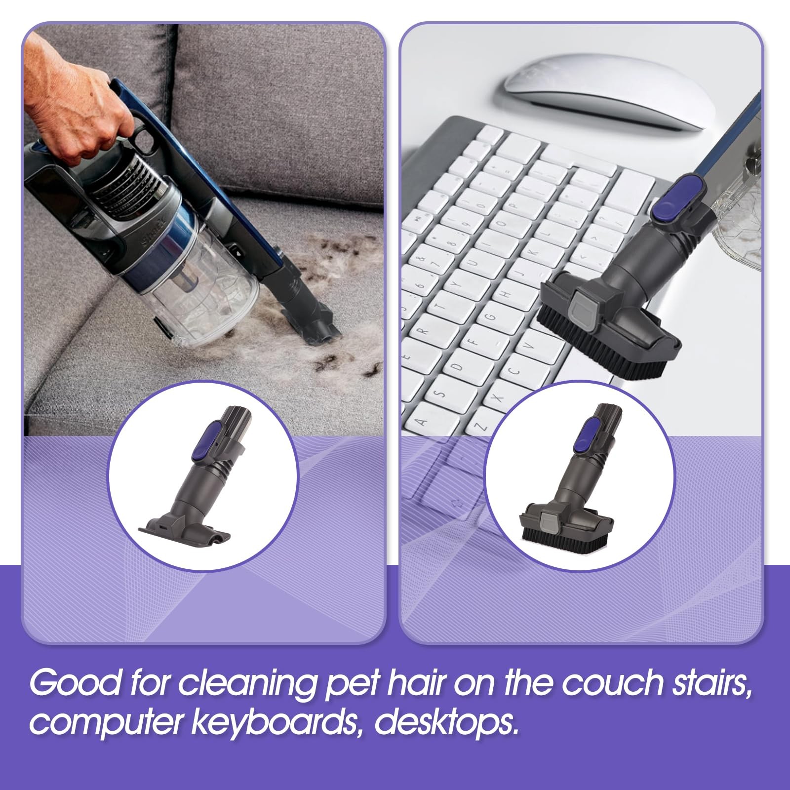 IX141 Vacuum Crevice Tool Brush Parts with Shark Pet Cordless Stick IZ162H IZ…