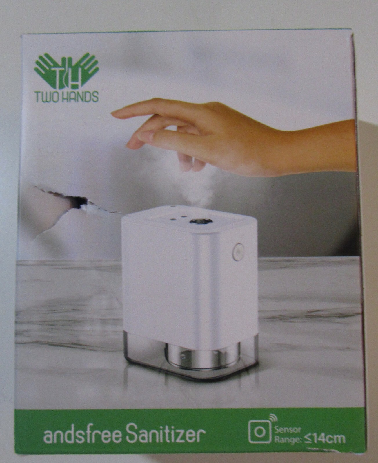 TWO HANDS PORTABLE HANDS FREE SANITIZER ECO FRIENDLY NEW!!
