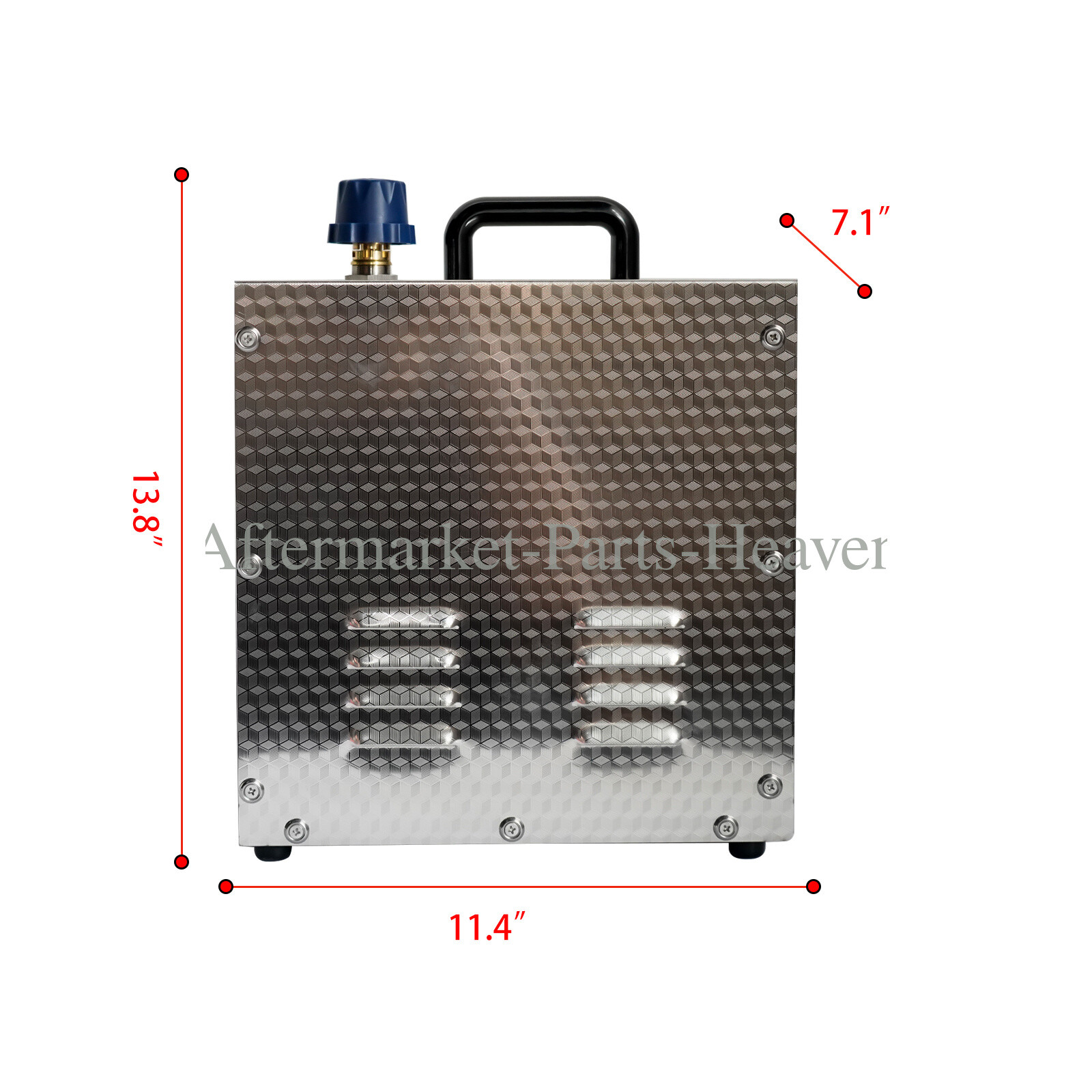 2L Stainless Steel 110V/1300W Jewelry Steam Cleaner Gold & Silver Steam Cleaning