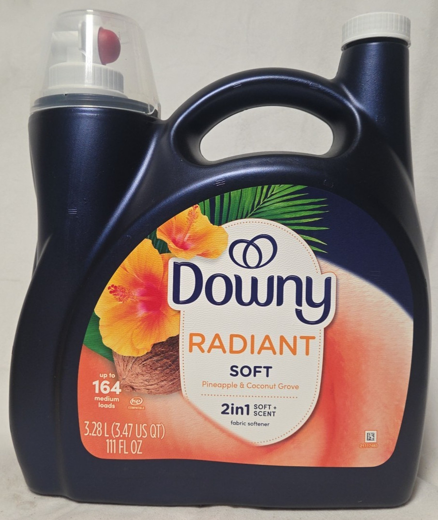 Downy Infusions Radiant Liquid Fabric Softener, Pineapple & Coconut Grove 111 oz