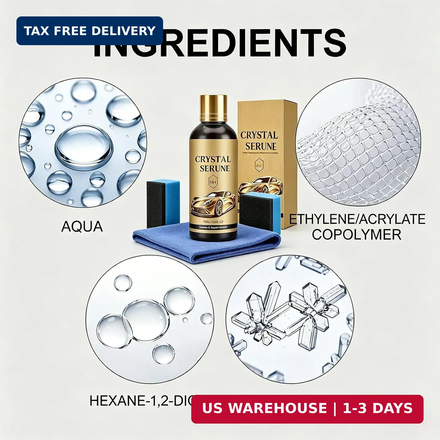 Crystal Serum for Cars – 100 ml Advanced 9H Hydrophobic Graphene Ceramic Coating