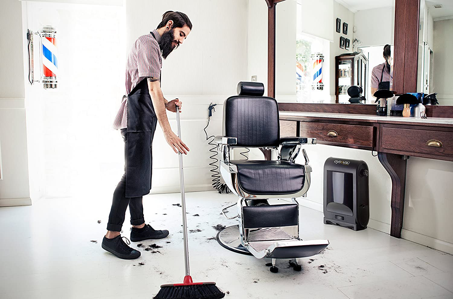 EyeVac PRO Touchless Stationary Vacuum – 1400 Watts Professional Vacuum