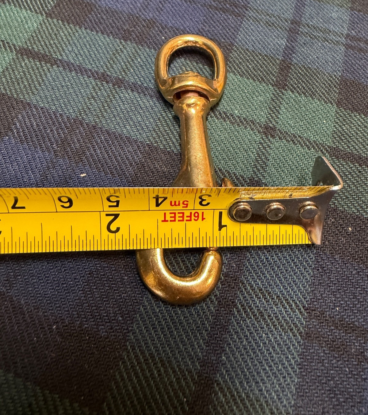 Solid Brass Swivel Snap Hook Heavy Duty Clip 3″ Set of 12