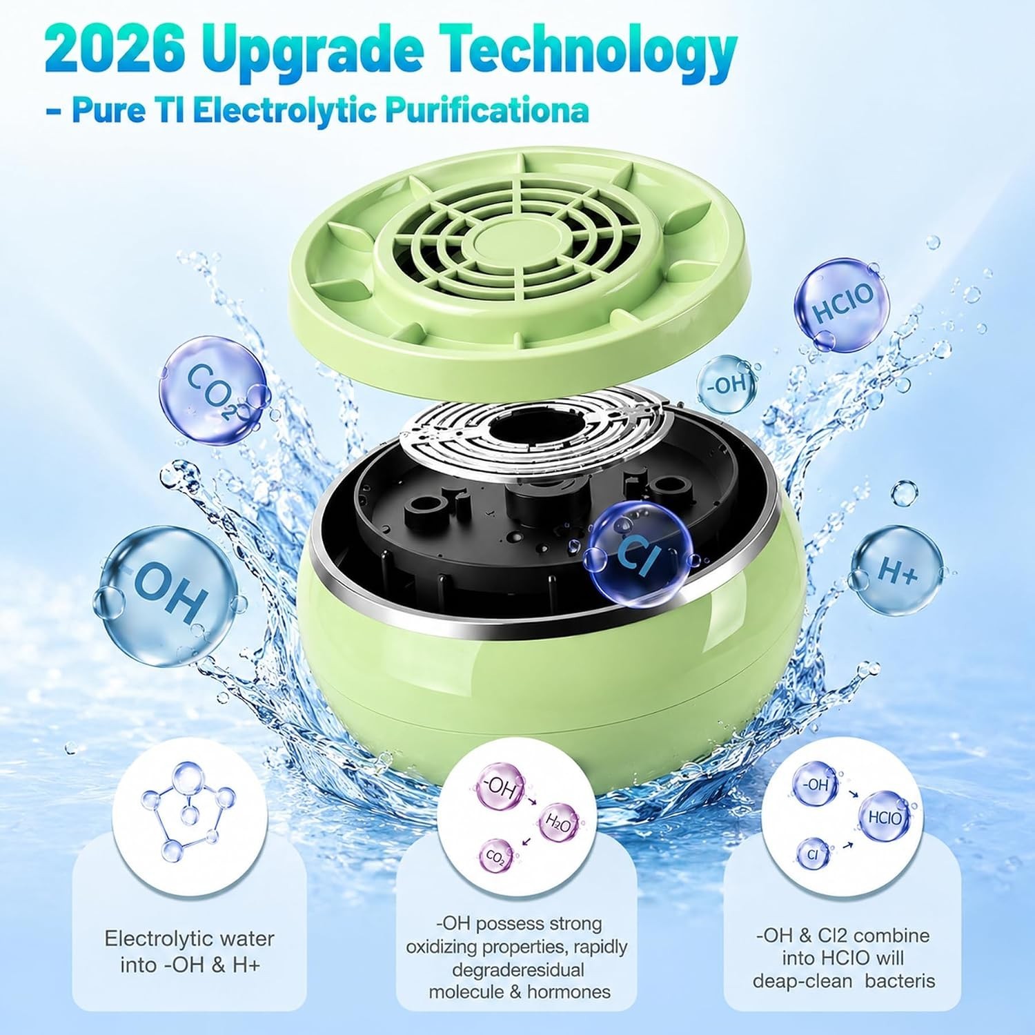 Fruit and Vegetable Washing Machine, Wireless Fruit Cleaner Device, Ti Electr…