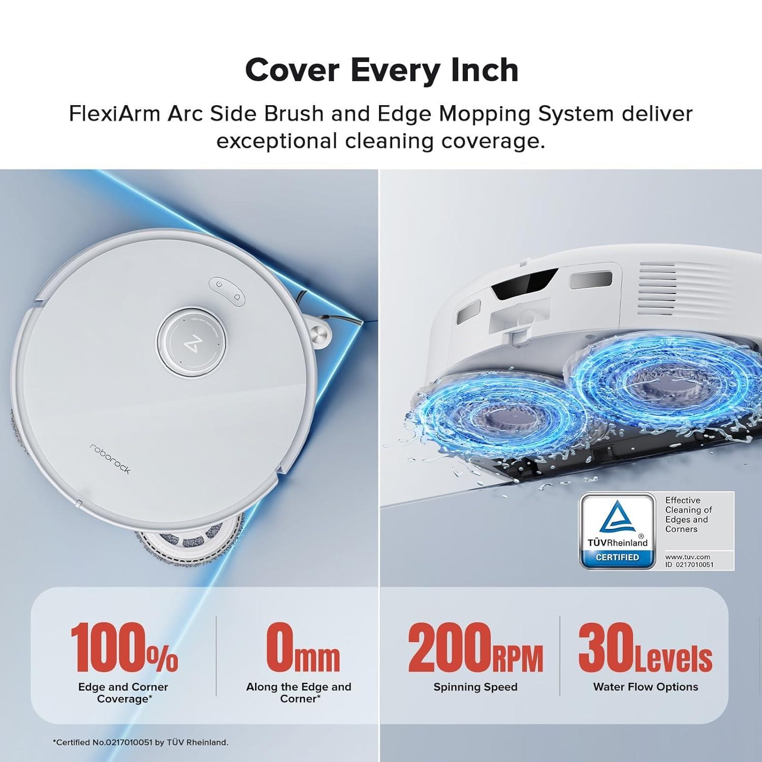 Roborock Qrevo Curv Robot Vacuum & Mop Multi-Surface Tangle-Free 2.5L Very Good
