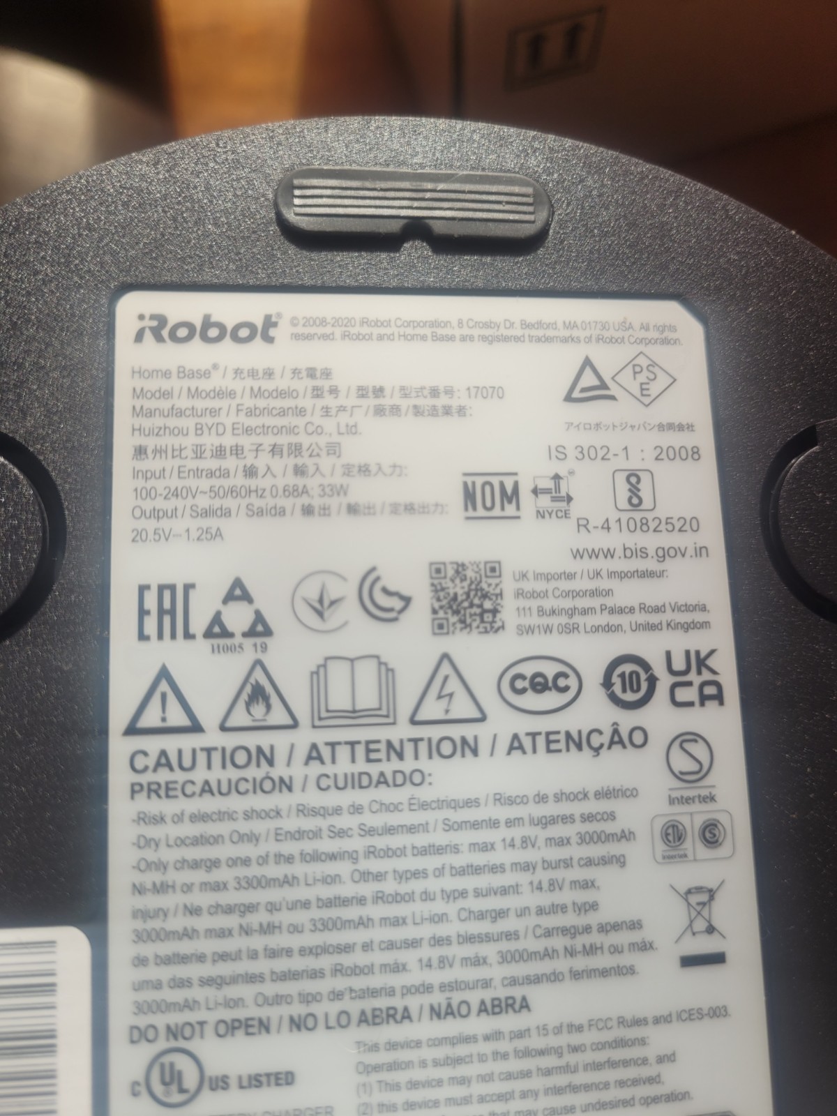 NEW Roomba iRobot 500/600/700/800/900 17070 Home Base Charging Dock Charger READ