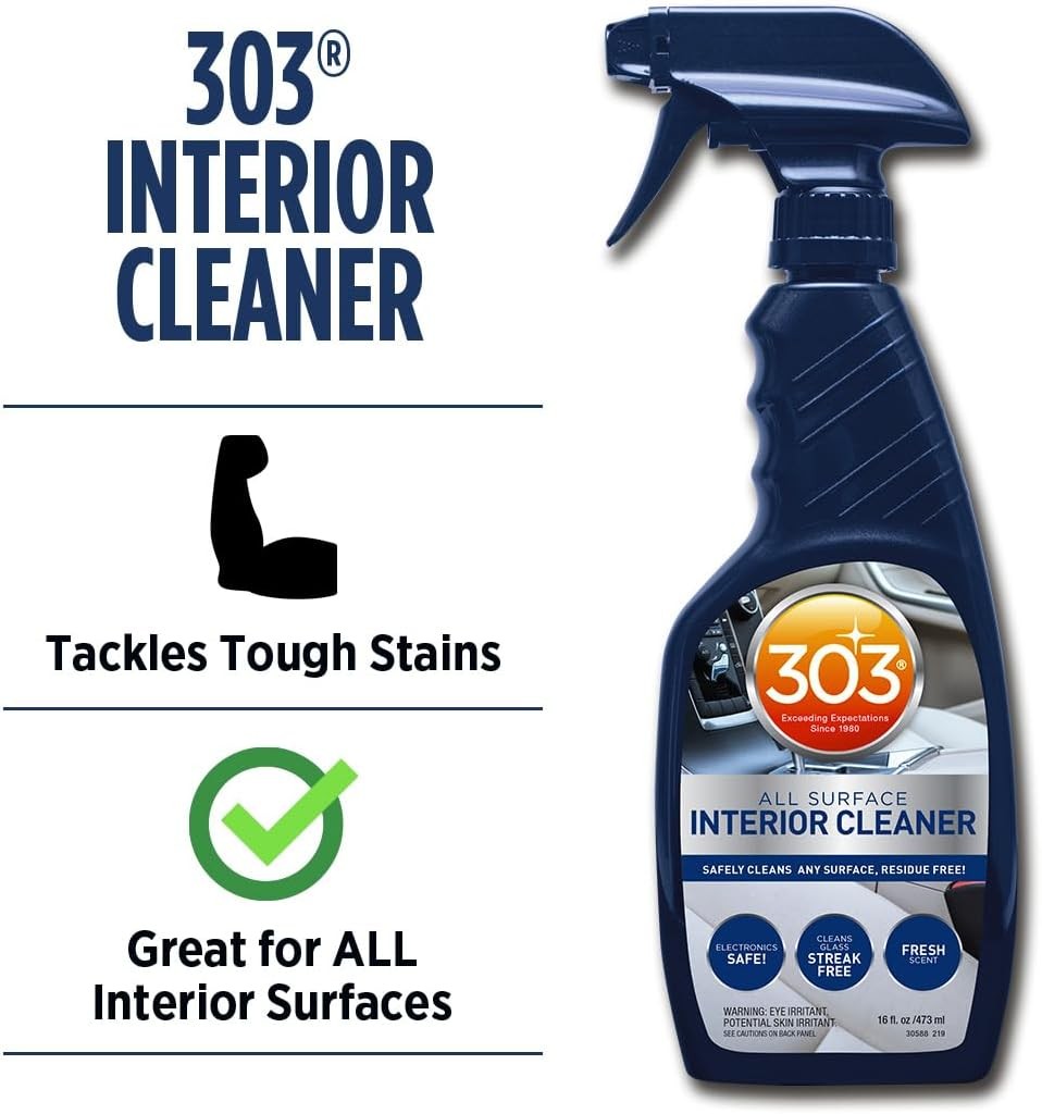 303 Products 30588CSR Interior Cleaner – Safely Cleans Any Surface, 16 fl. oz.