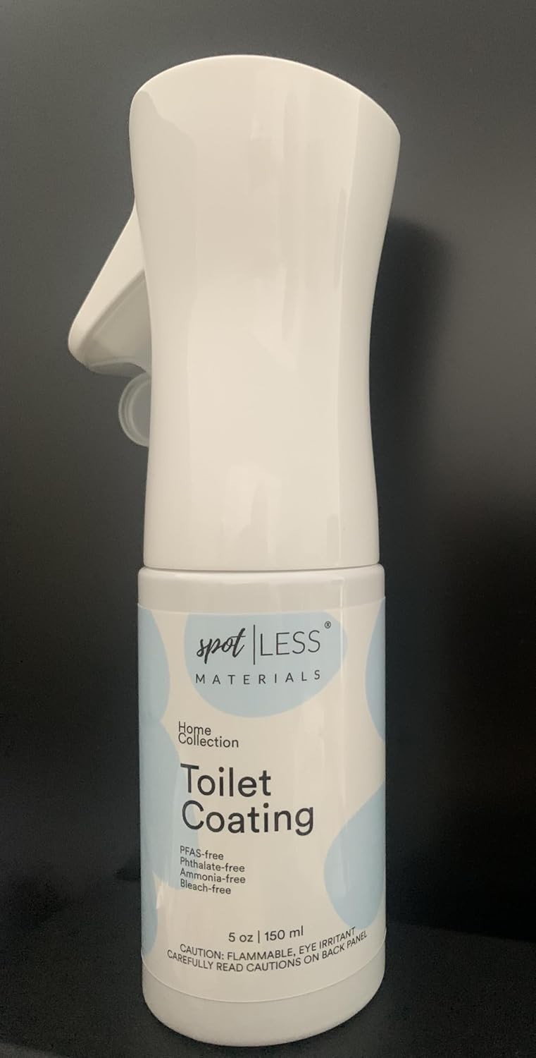 Toilet Coating Spray for Ceramic & Porcelain Bowls, Liquid Surface Coating De…
