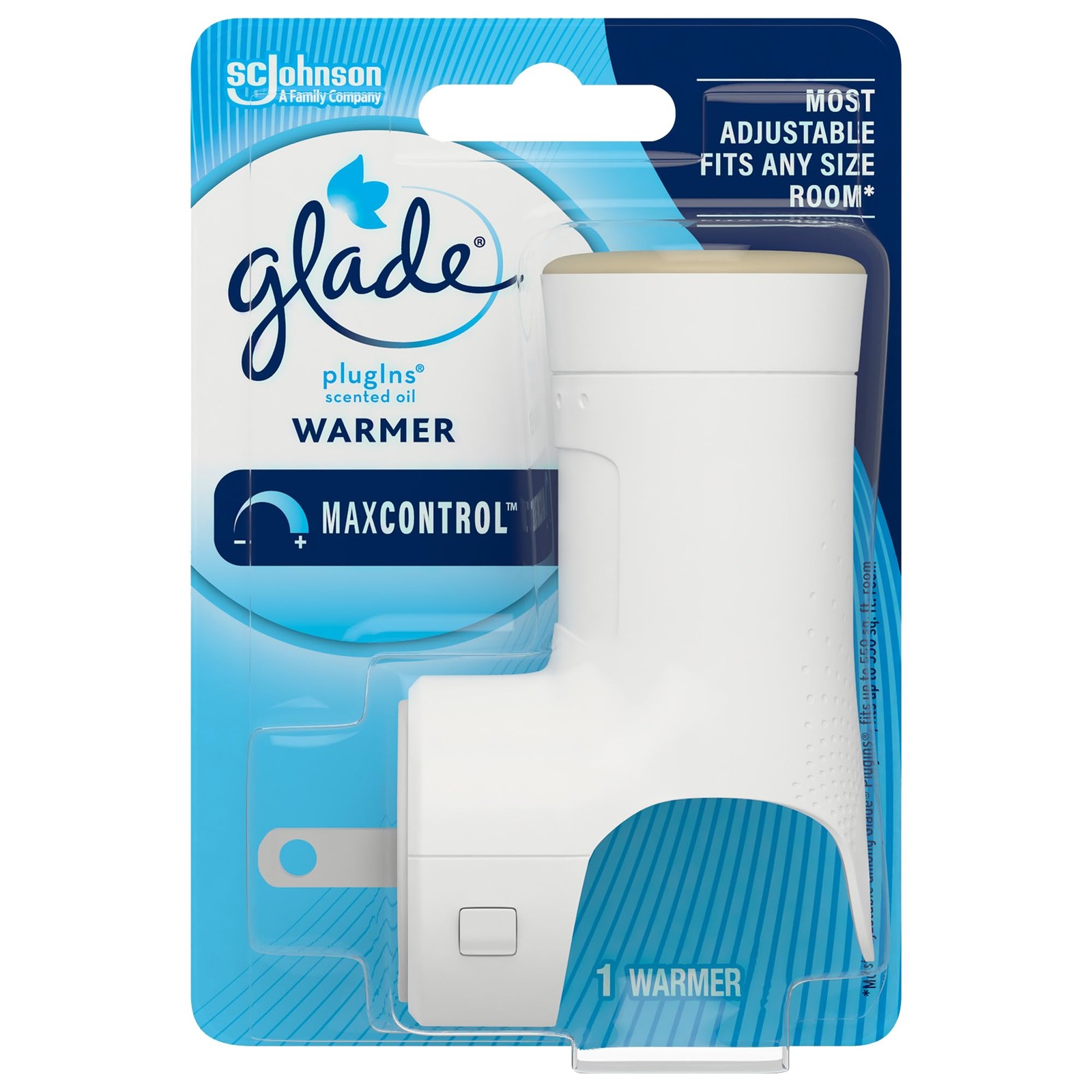 Glade PlugIns Air Freshener Warmer, Scented and 1 Count (Pack of 1), White