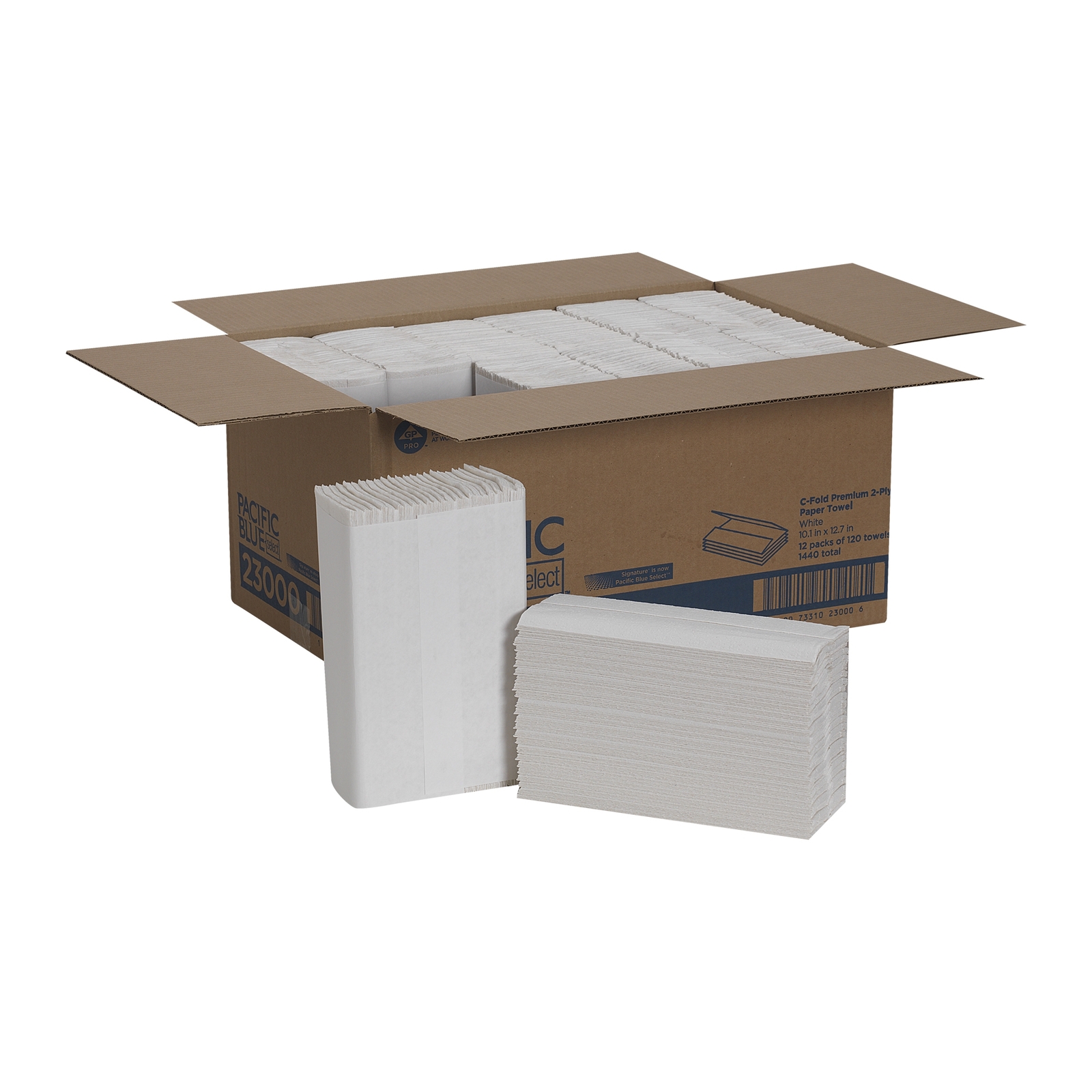 Pacific Blue Select Paper Towel C-Fold 1 Case(s) 120 Towels/ Case