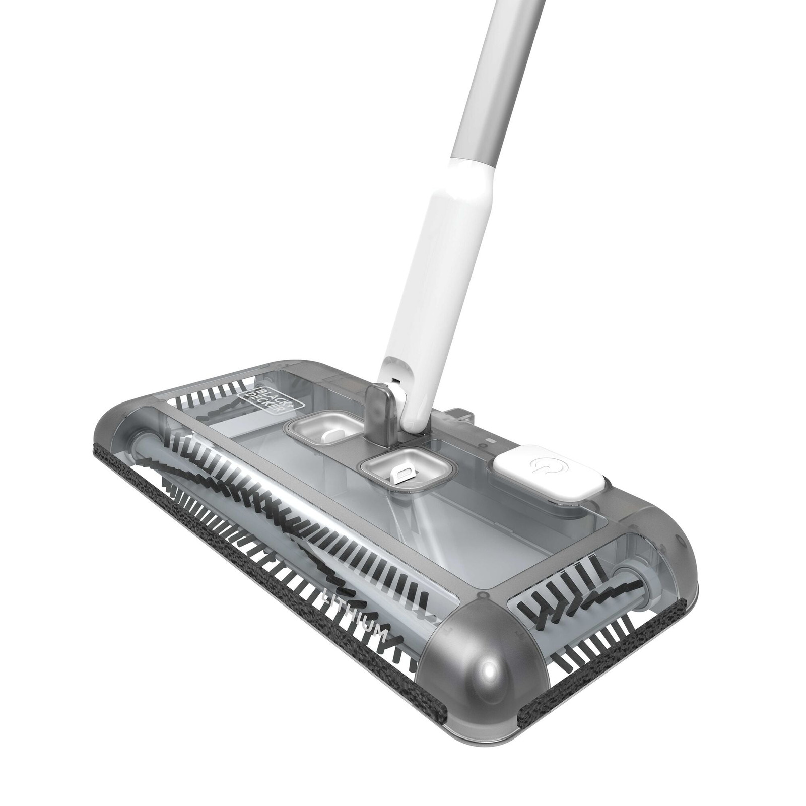 BLACK+DECKER 50 Minute Powered Floor Sweeper – Powder White – HFS115J10