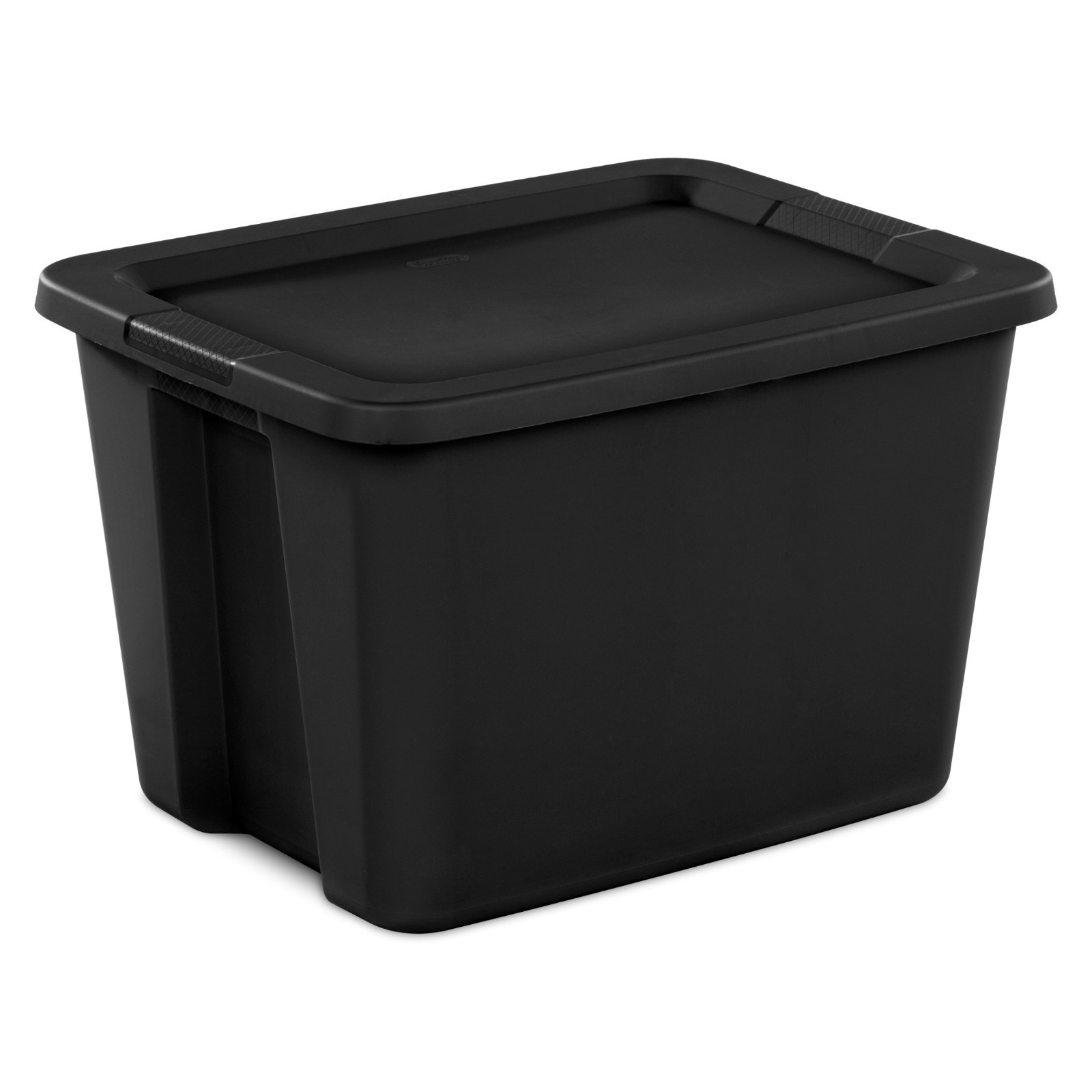 Sterilite Large Storage Bin, 18 Gallon Plastic Storage Container with Snap-On Li