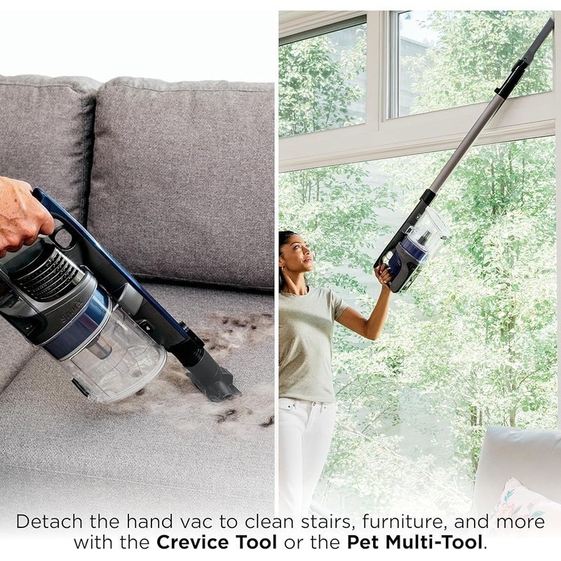 Cordless Vacuum W/ HEPA Filter LED Headlights 40min Runtime Pet Multi-Tool New