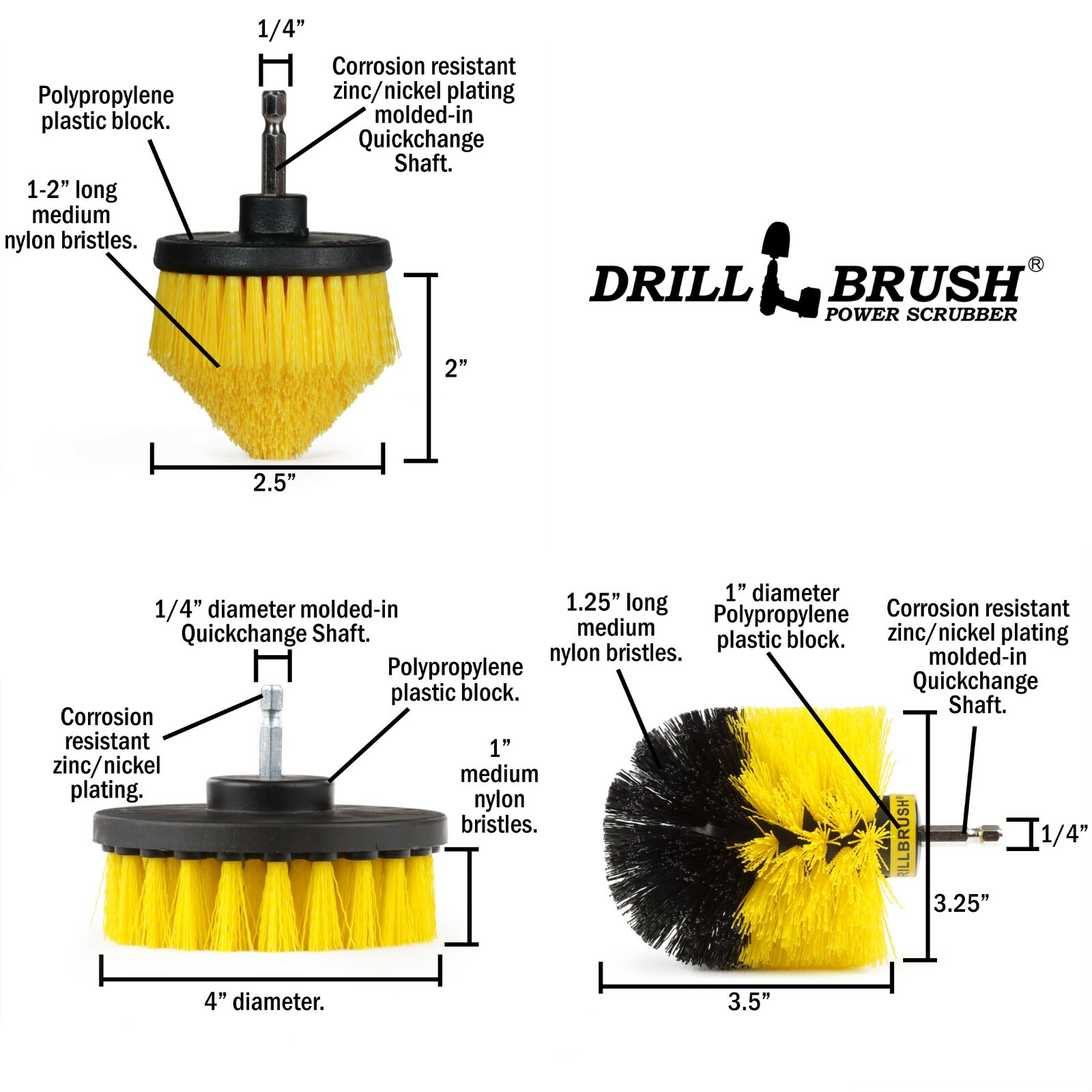 Toilet Brush – Bathroom Cleaner – Bathroom Set – Shower Cleaner – Grout Cleaner