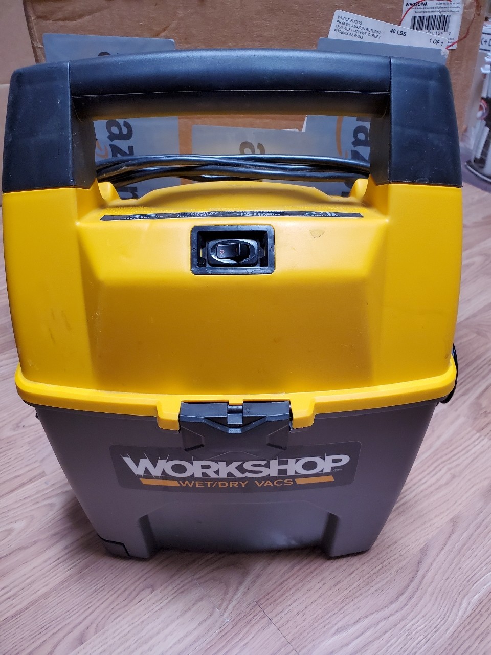 Emerson Shop Vacuum WS0301VA 3-Gallon 3.5 HP Portable Wet Dry Vacuum Cleaner