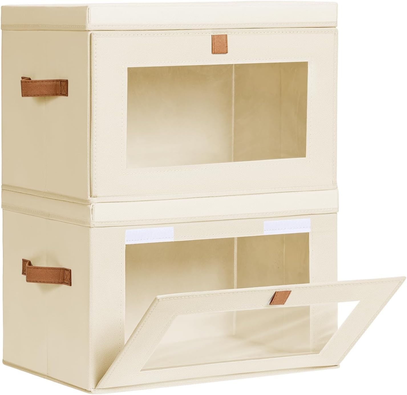 Large Closet Storage Organizer – Clothes Storage Bins with Handles & Window, …