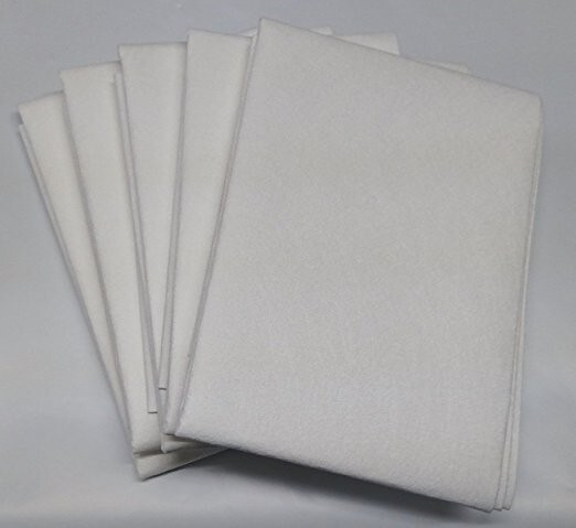 Streak Free Factory Microfiber Cleaning Cloth 16 x 16 inch White 500 Case Pack
