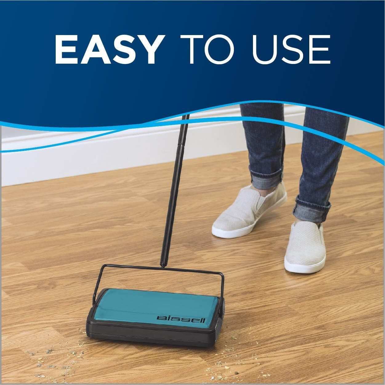 Easy Sweep Compact Carpet & Floor Sweeper