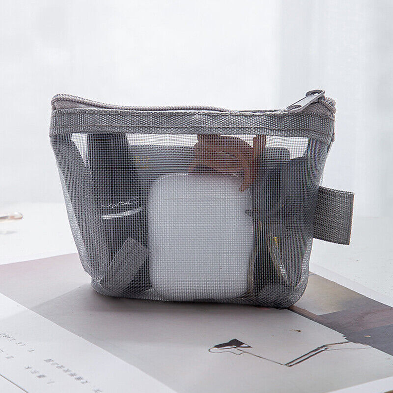 Mini Travel Toiletry Storage Cosmetic Bag Beauty Zip Makeup Organizer Pouch US