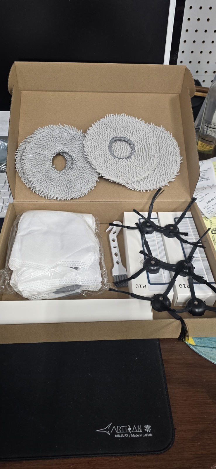 Accessories Kit for Roborock Q Revo / Q Revo Plus – Mop Pads, Filters, Brushes