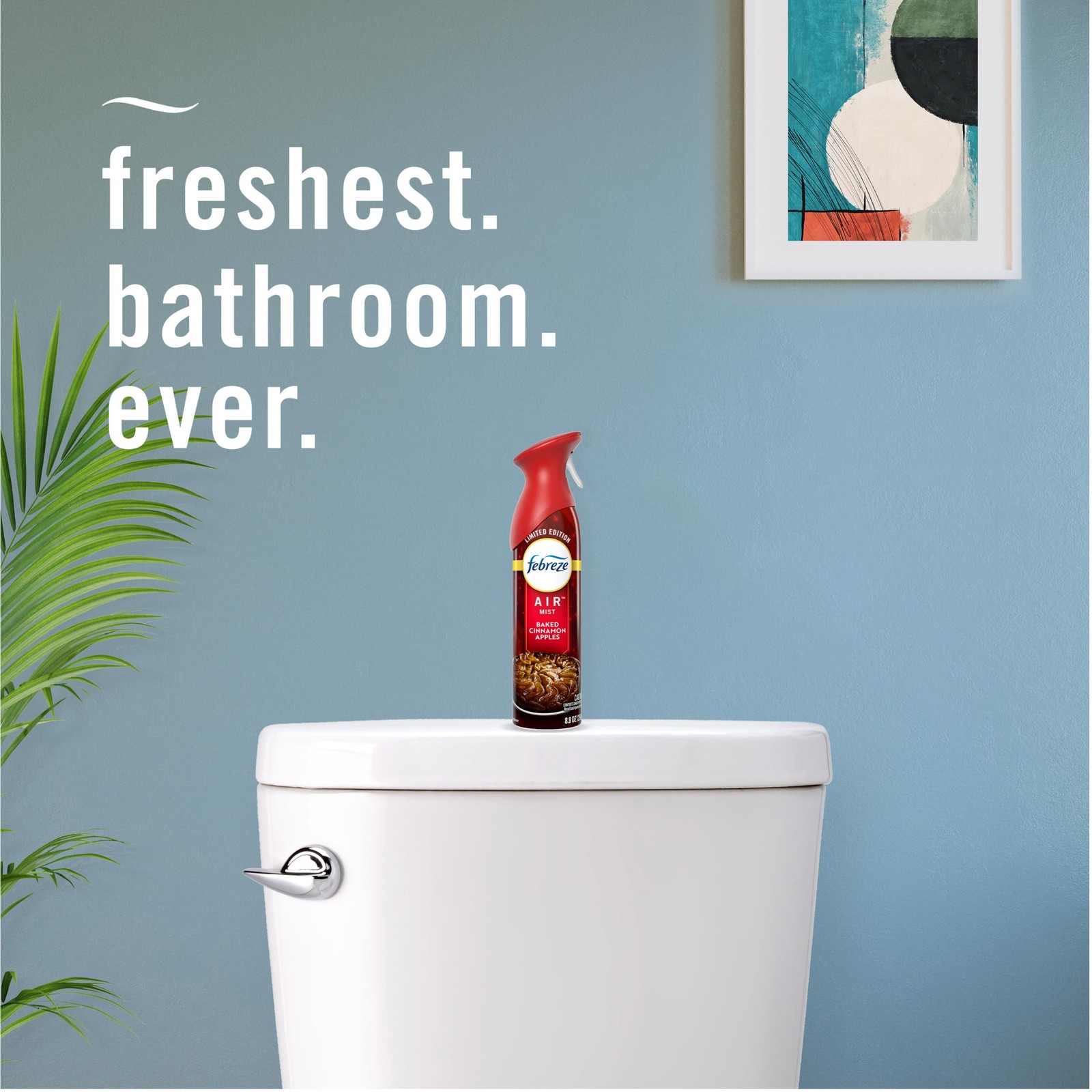 Cinnamon Apple Air Freshener Spray Odor Eliminator Home Bathroom Aerosol 2pk Box