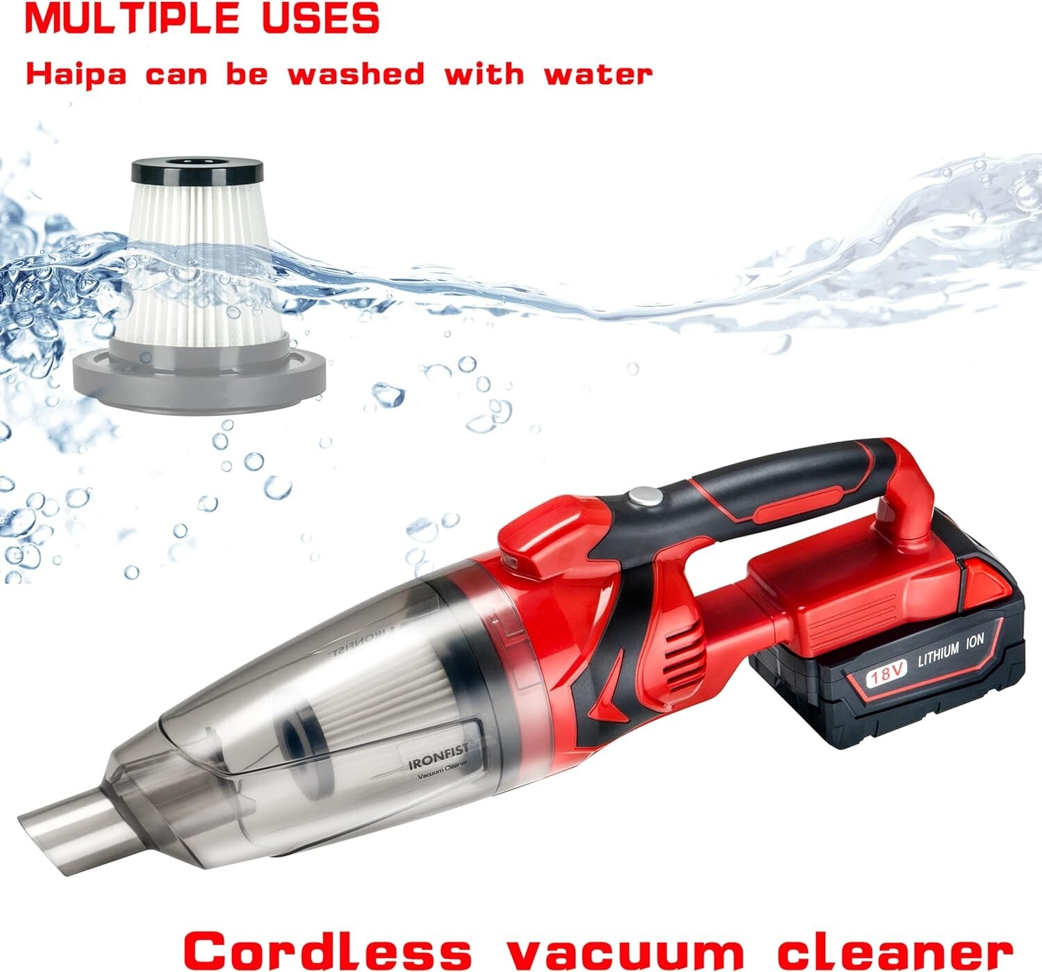 Vacuum Cleaner Milwaukee M18 Batteries Cordless Handheld Portable Floor Car Clea