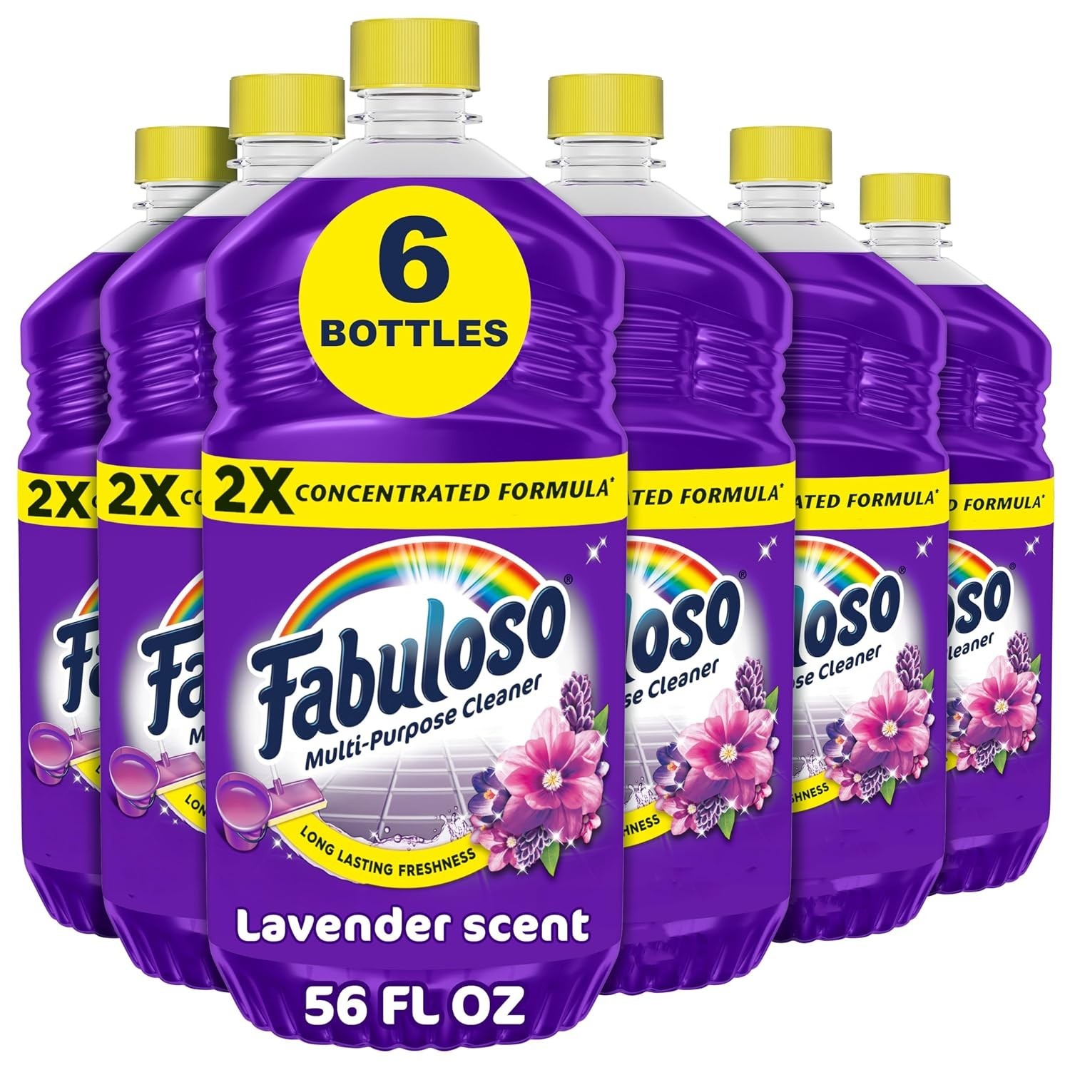 2X Multi-Purpose Cleaner, No Rinse Floor Cleaner, Long-Lasting Freshness, Lav…