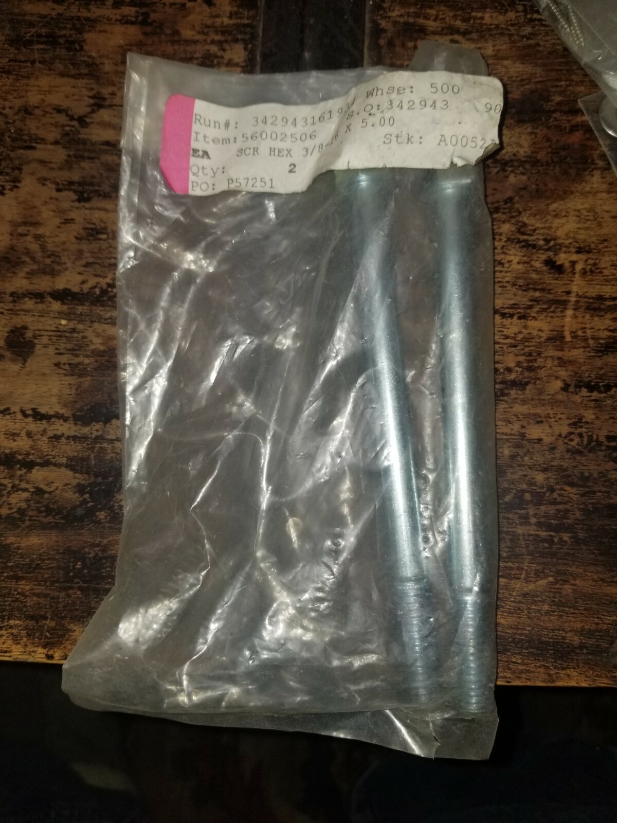 NILFISK GENUINE PARTS PAIR SCREW HEX 3/8″ – 16 X 5.00 PART # 56002506