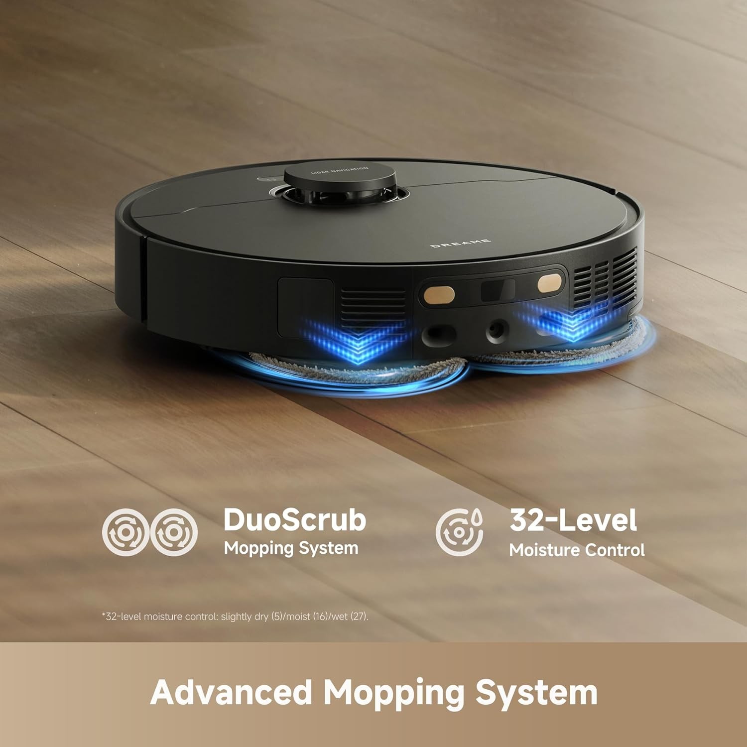 DREAME L40 Ultra Gen 2 Black Robot Vacuum 25kPa Suction｜Certified Refurbished