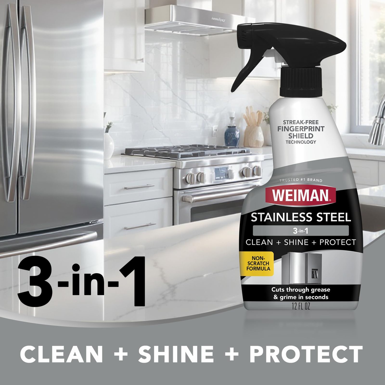 Weiman Stainless Steel & Granite Cleaner – 12 Ounce