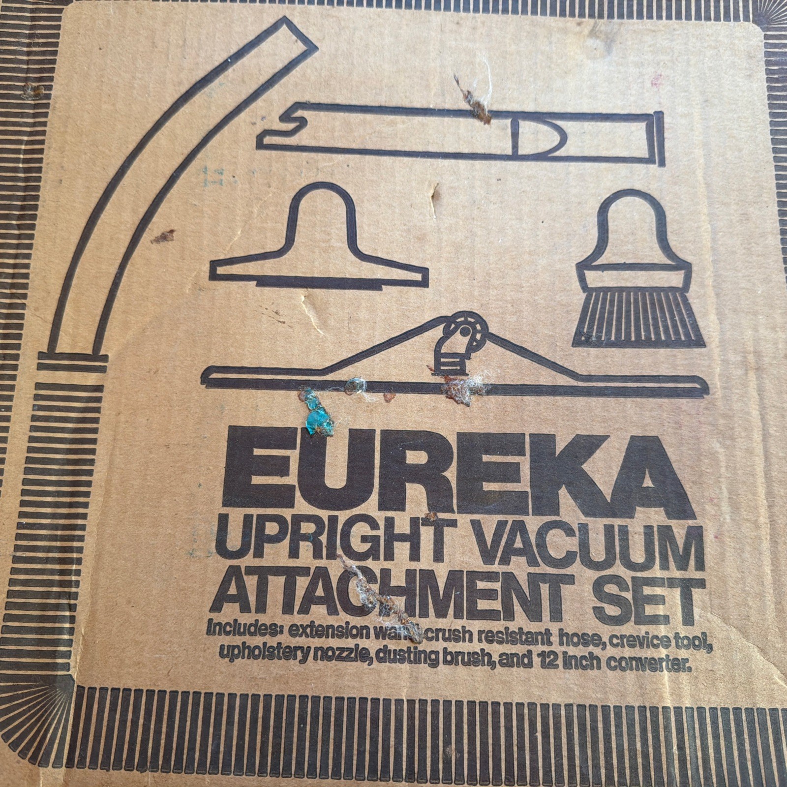 Eureka Upright Vacuum Attachment Set Model 60 Type E Unused In Original Box