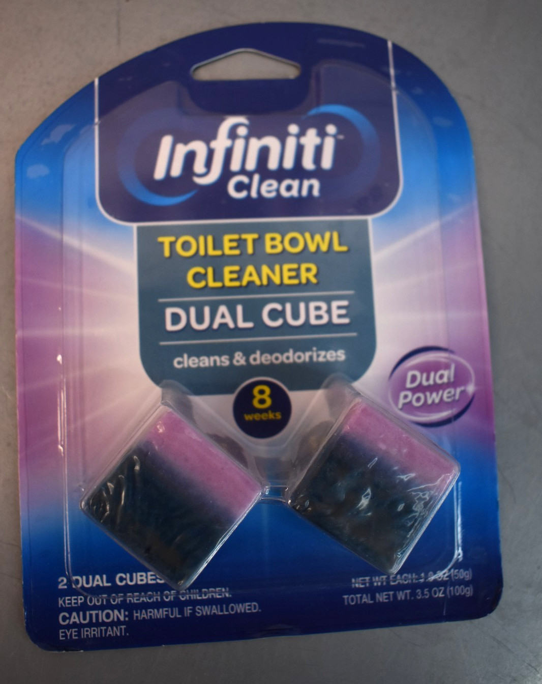 Infiniti Clean Toilet Cleaning Dual Cube 3.5oz NEW