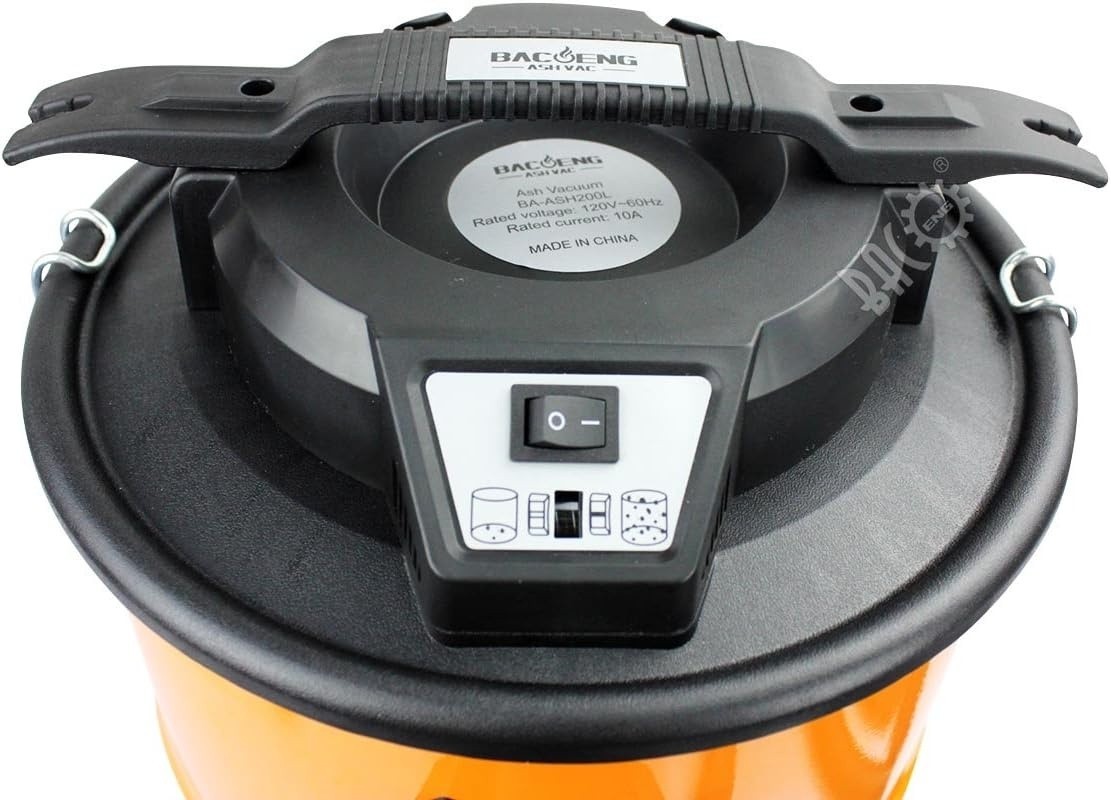 5.3-Gal Ash Vacuum Cleaner With Double Stage Filtration System Standard Ash Vac