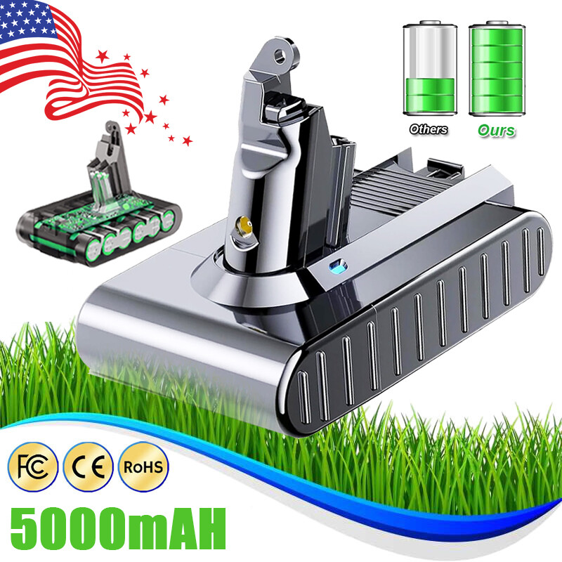 21.6V 9500mAh Replace Battery For Dyson V6 V7 V8 Animal Absolute SV09 SV11 SV10