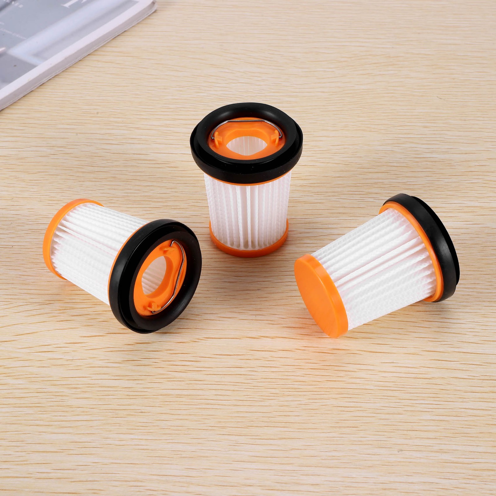 3Pcs Filters for Ion W1 Cordless Handheld Vacuum Wv200 Wv201 Wv205 Parts O5M2