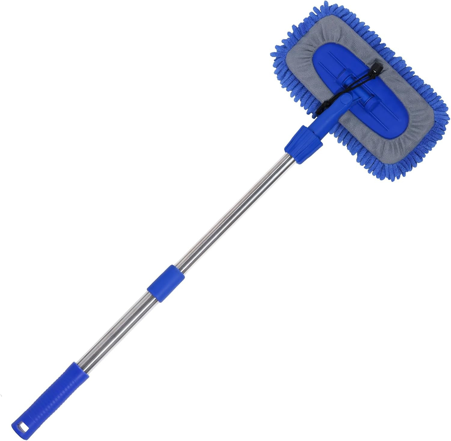 Car Wash Brush Mop Cleaning Tool with 20″-29″ Retractable Stainless Steel Handle
