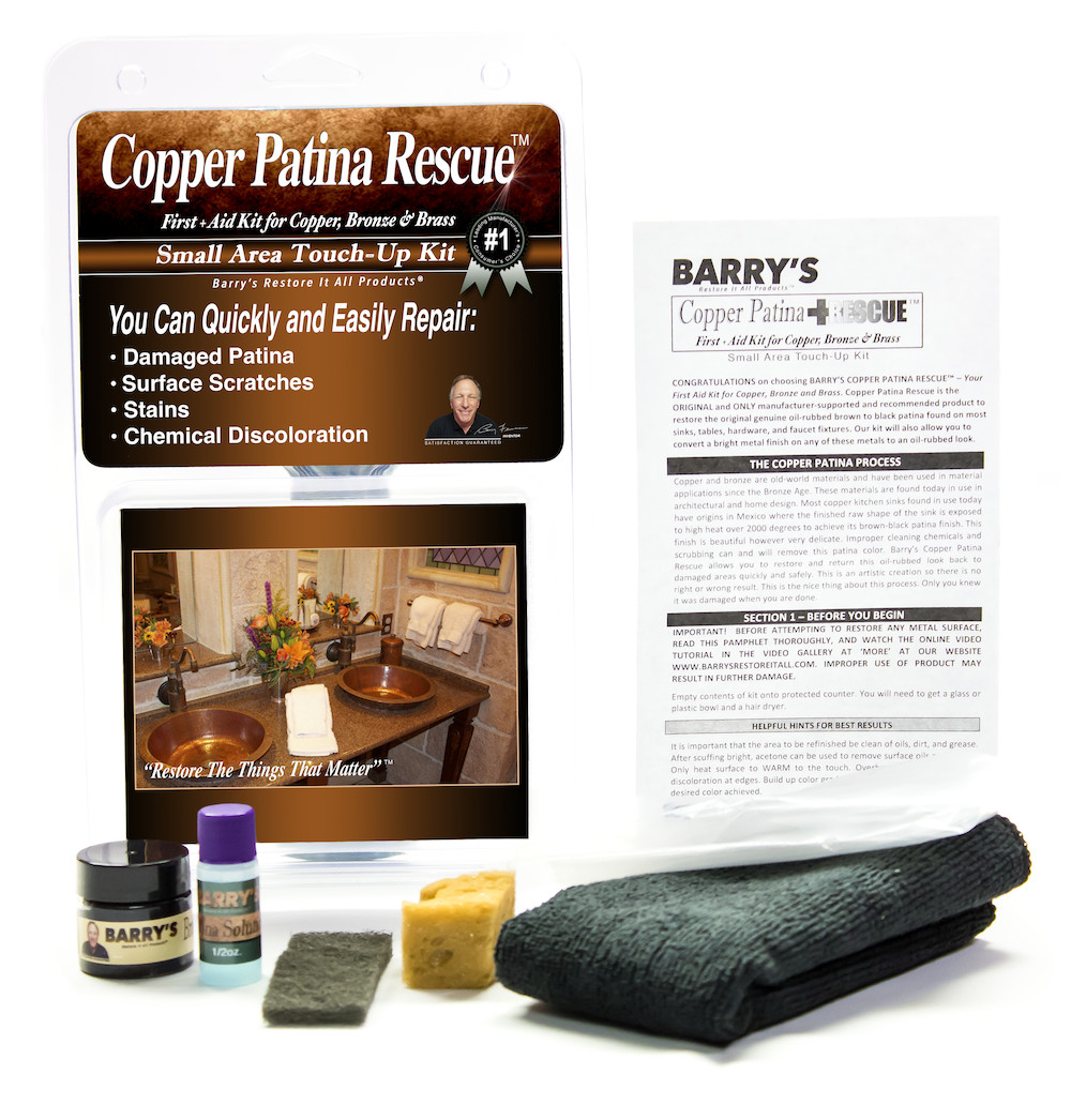 Copper Patina Rescue Small Area Touch-Up Kit | #1 All-IN-ONE Copper Patina Kit