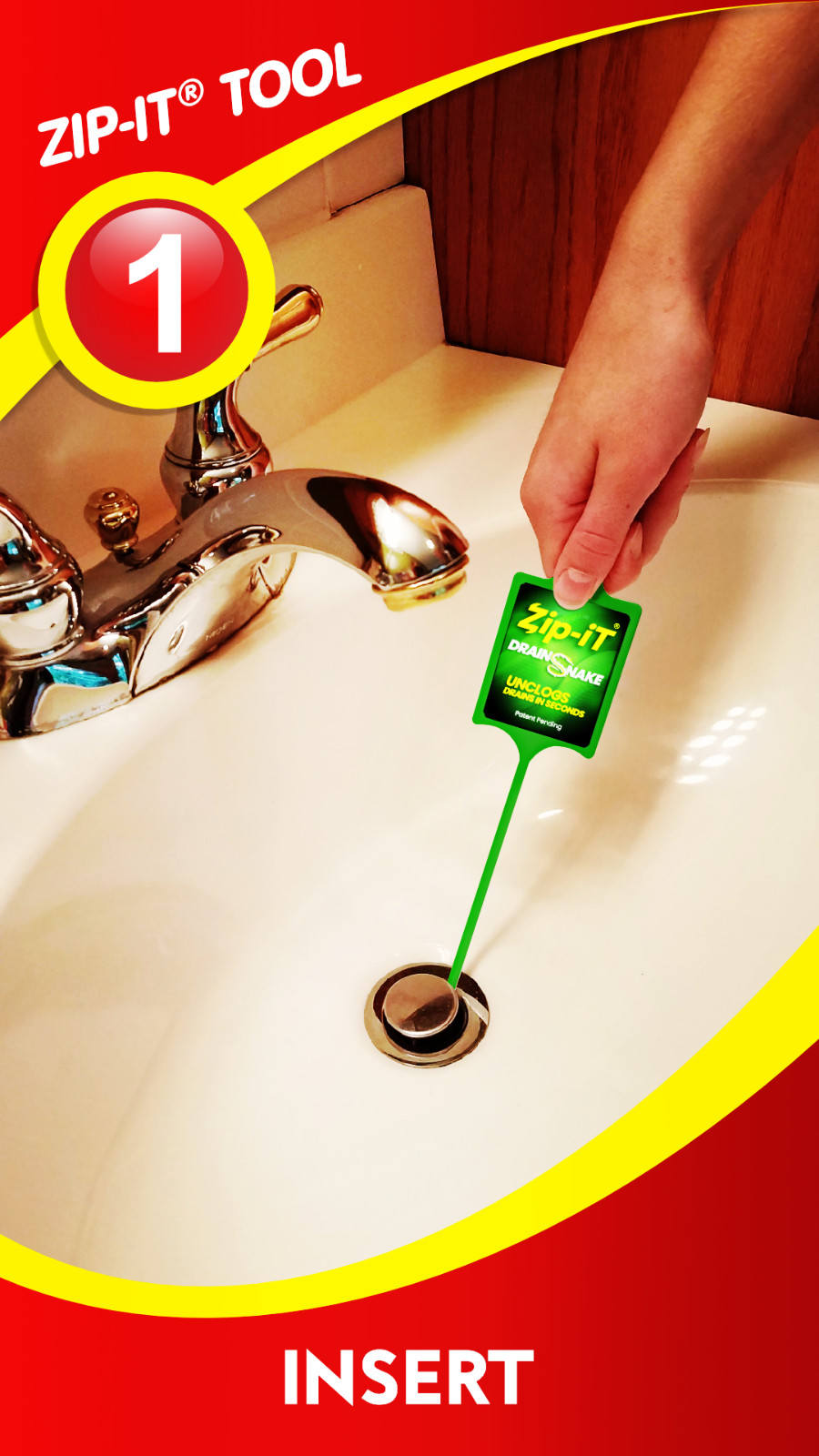 ZIP-IT (12 PACK) Clog Removal Drain Snake Cleaner Unclog Your Sink, 25 inch Lg