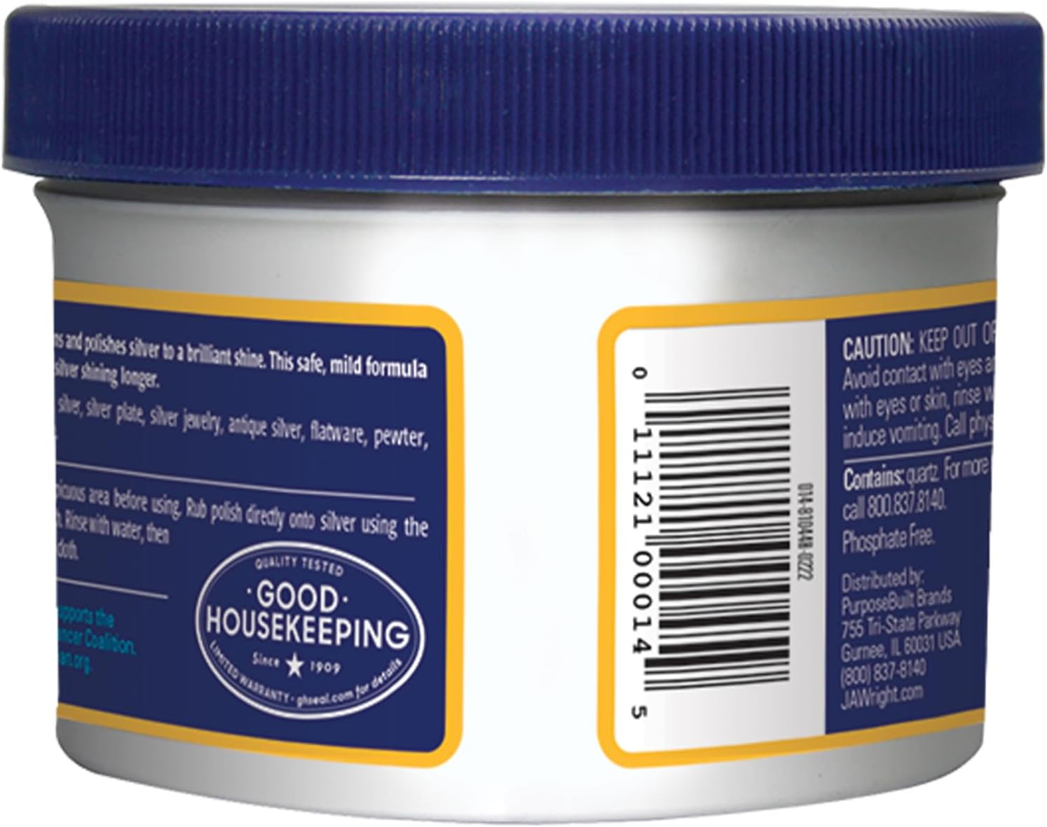 Wright’S Silver Cleaner and Polish Cream, 8 Ounce, Gently Clean and Remove Tarni