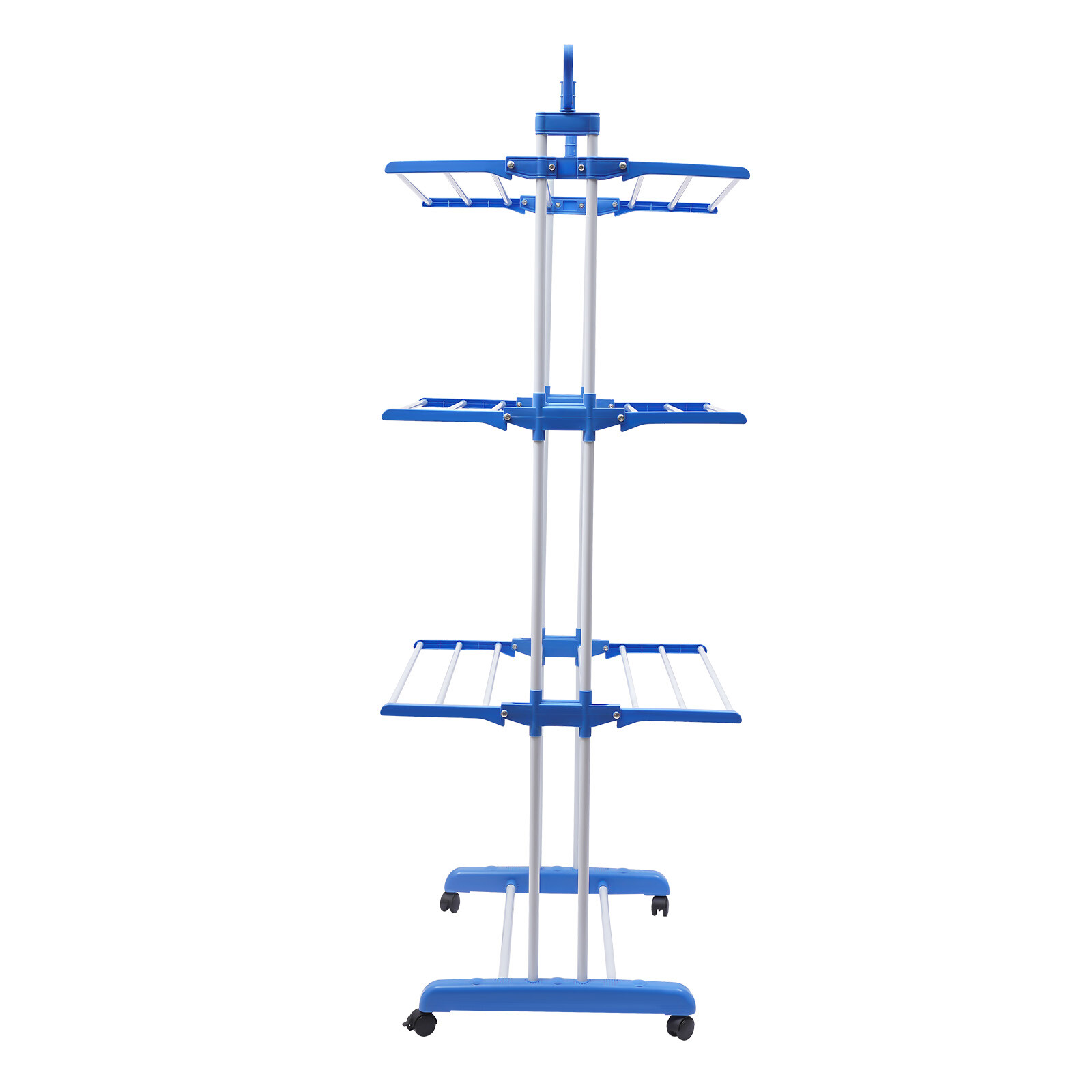 Laundry Clothes Drying Rack Folding Garment Rolling Dryer Hanger Heavy Duty