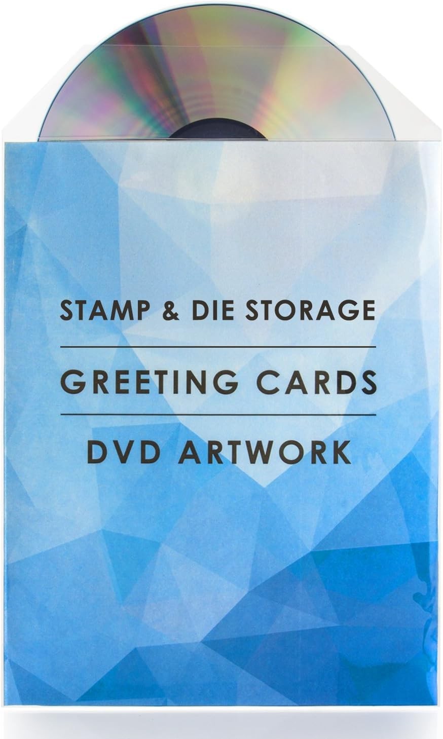 50 Clear Stamp and Die Storage Pockets CPP Plastic Pockets, large 5.5 x 7.25 …