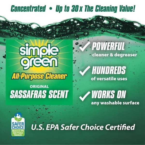 2 Pack Simple Green 2.5 Gal. All-Purpose Cleaner Concentrated Formula Sassafras