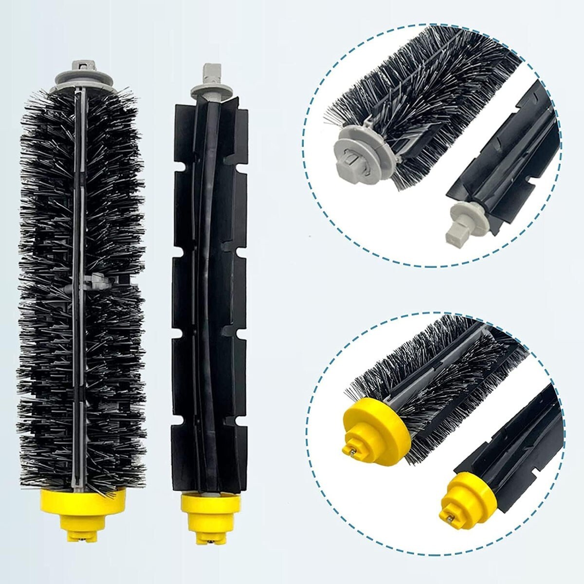 1 Set Bristle & Beater Brush for iRobot Roomba 600 Series 635 640 650 655 660