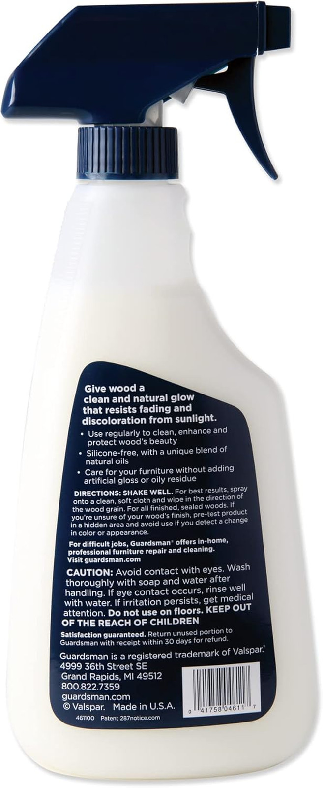 Anytime Clean & Polish Wood Cleaner & Furniture Polish for Cabinets, Tables, and
