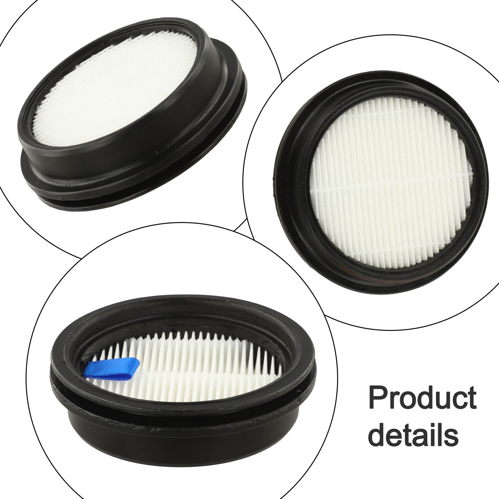 Washable Replacement HEPA Filters Easy Installation Maintain Every 2-3 Months